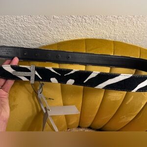 Tom Ford Zebra Print Belt